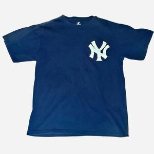 Majestic-athletic Men's Navy and Blue T-shirt